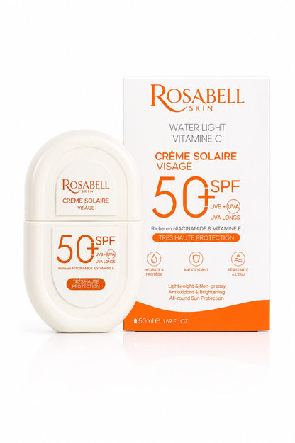 Crème Solaire Visage SPF 50 — ROSABELL SKIN