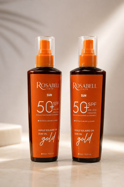 Huile Solaire Or SPF 50 — ROSABELL SKIN