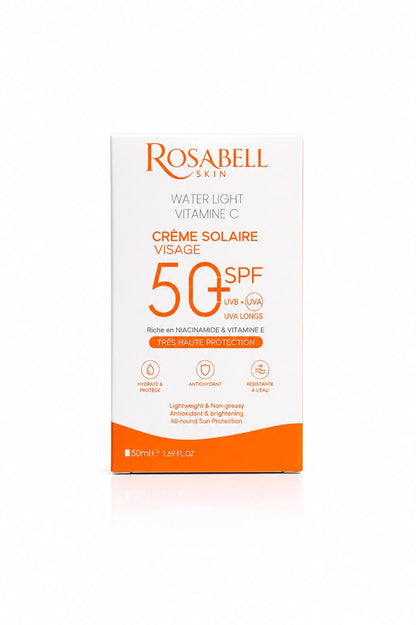 Crème Solaire Visage SPF 50 — ROSABELL SKIN