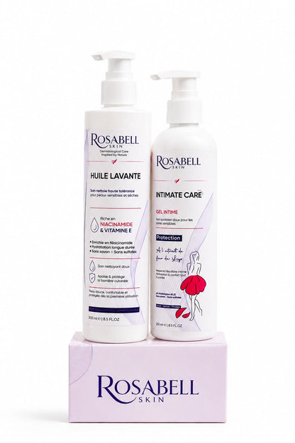 Duo Essentiel Intime — Huile Lavante & Intimate Care